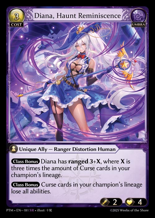PTM-181 Diana, Haunt Reminiscence
