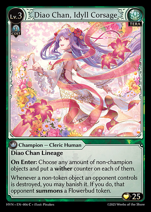 HVN-006 Diao Chan, Idyll Corsage