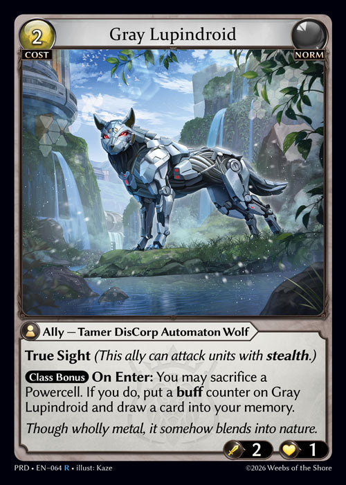 PRD-064 Gray Lupindroid