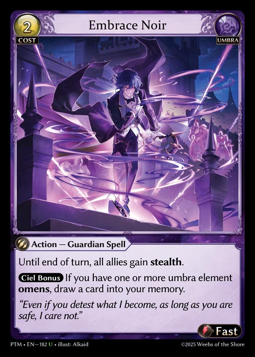 PTM-182 Embrace Noir (Foil)