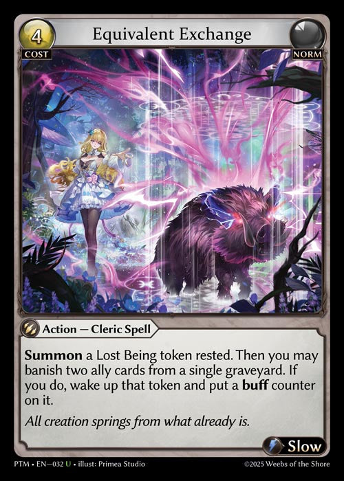 PTM-032 Equivalent Exchange