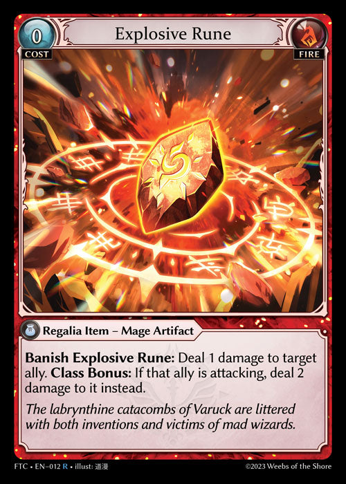 FTC-012 Explosive Rune