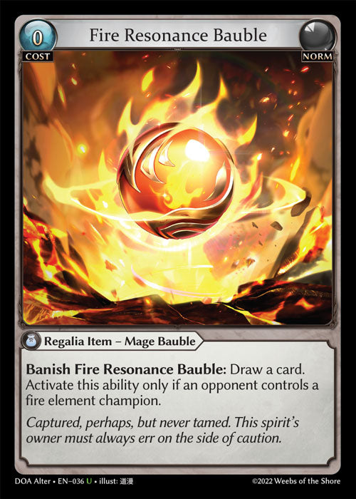 DOA-036 Fire Resonance Bauble