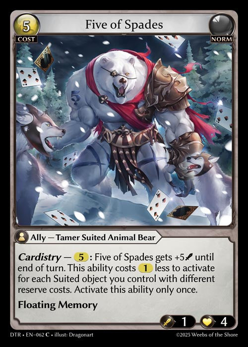 DTR-062 Five of Spades