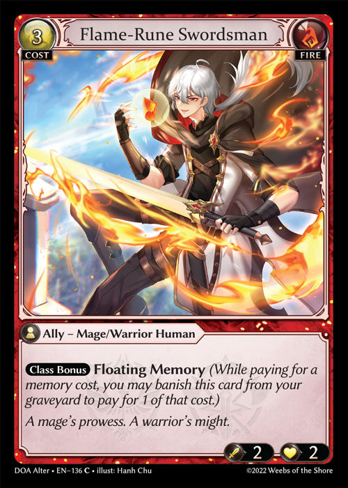 DOAA-136 Flame-Rune Swordsman