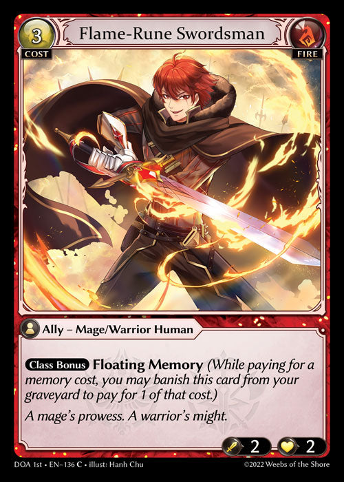 DOA1st-136 Flame-Rune Swordsman