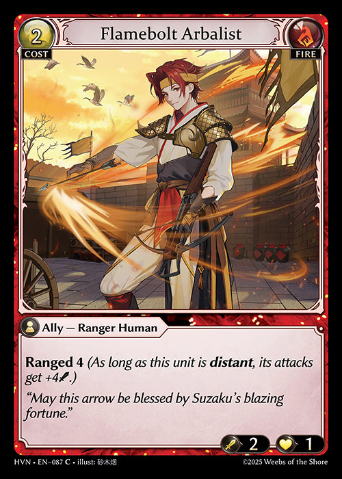 HVN-087 Flamebolt Arbalist