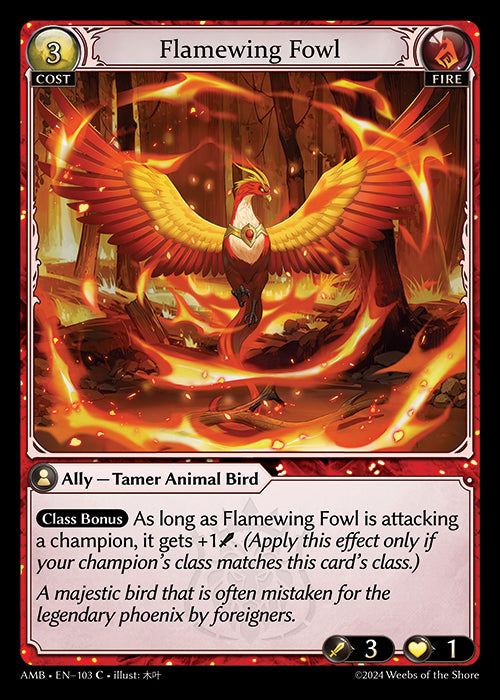 AMB-103 Flamewing Fowl