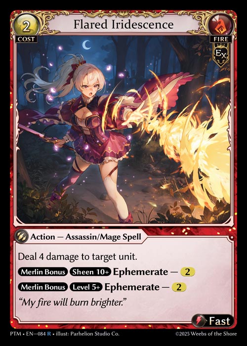 PTM-084 Flared Iridescence