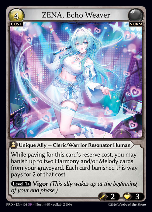 PRD-103 ZENA, Echo Weaver