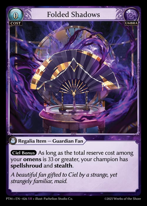 PTM-026 Folded Shadows (Foil)