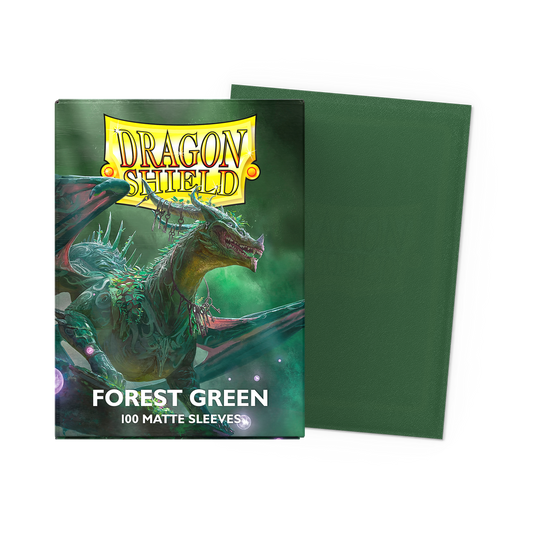 Dragonshield Forest Green Matte Sleeves