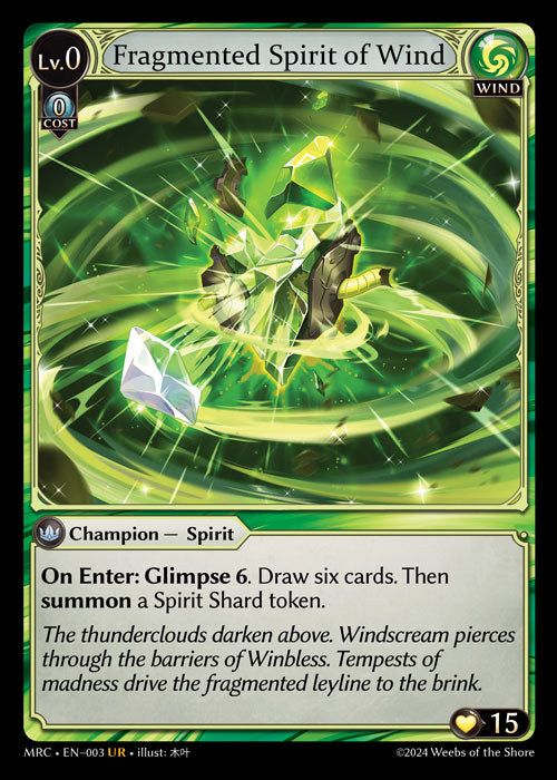 MRC-003 Fragmented Spirit of Wind