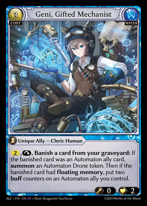 ALC-135 Geni, Gifted Mechanist