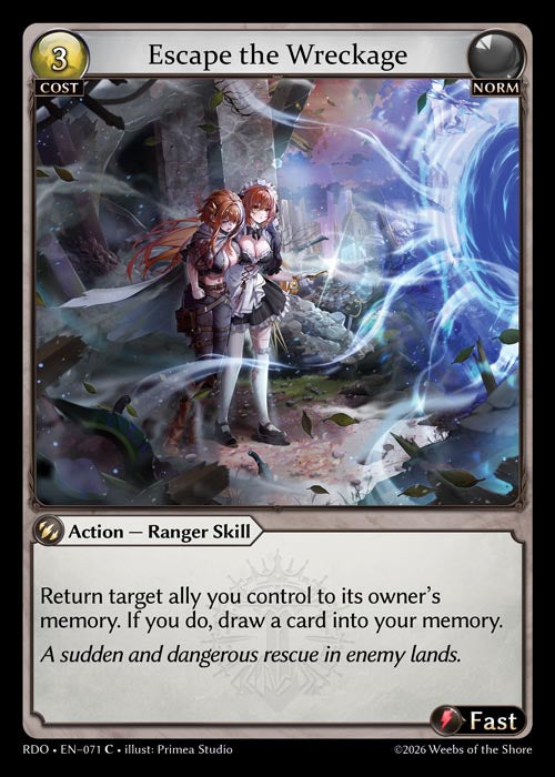 RDO-071 Escape the Wreckage
