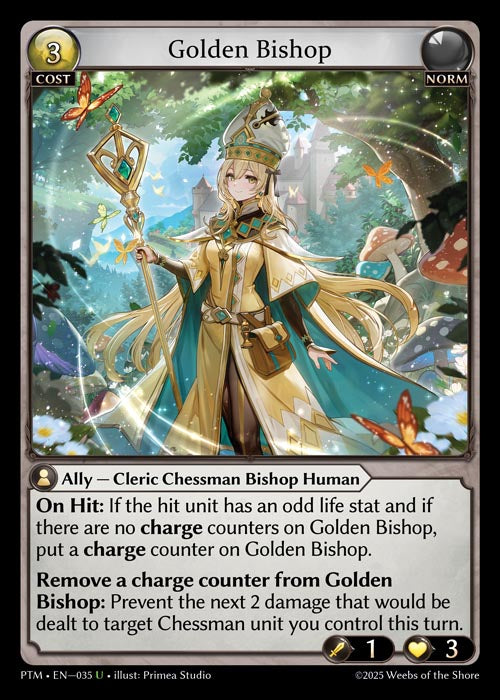 PTM-035 Golden Bishop (Foil)