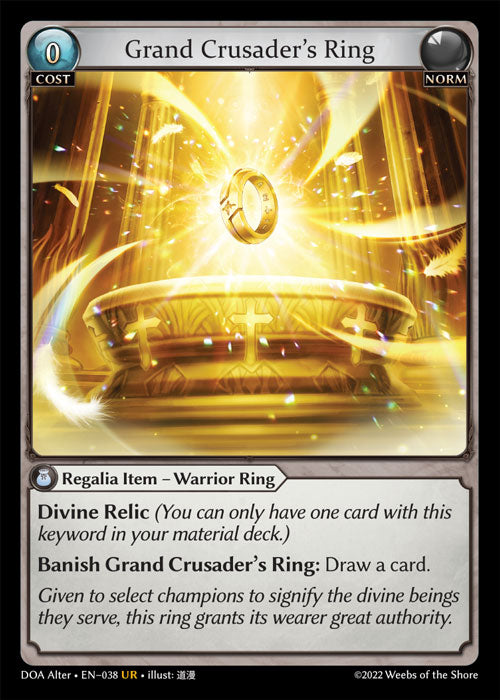DOA-038 Grand Crusader's Ring