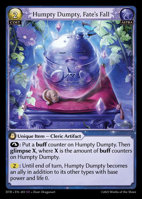 DTR-203 Humpty Dumpty, Fate's Fall