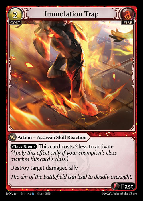 DOA1st-142 Immolation Trap
