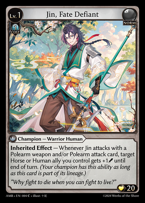 AMB-004 Jin, Fate Defiant