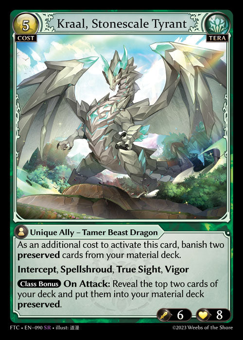 FTC-090 Kraal, Stonescale Tyrant