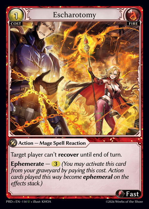 PRD-114 Escharotomy