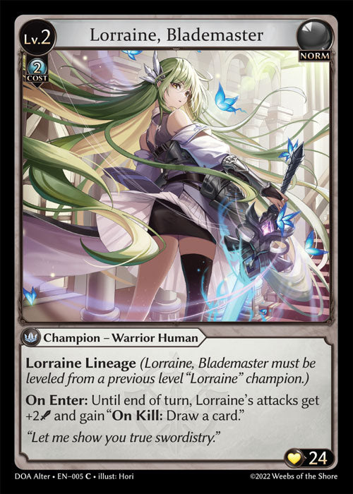 DOA-005 Lorraine, Blademaster