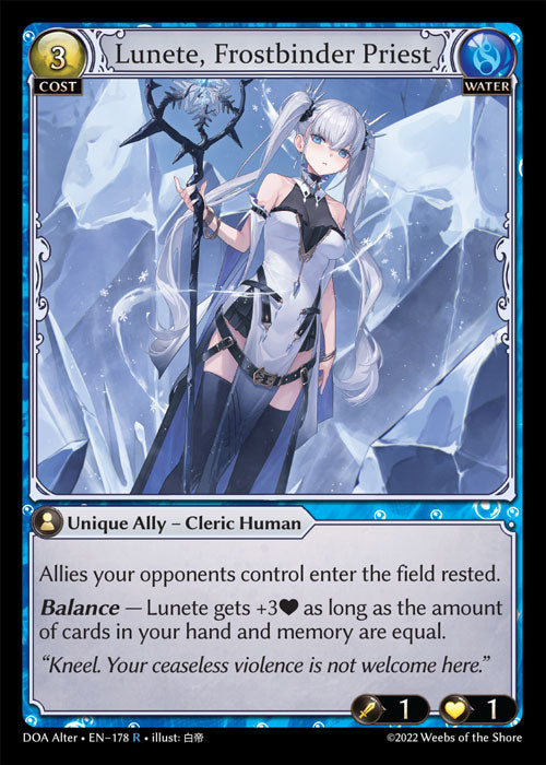DOA-178 Lunete, Frostbinder Priest