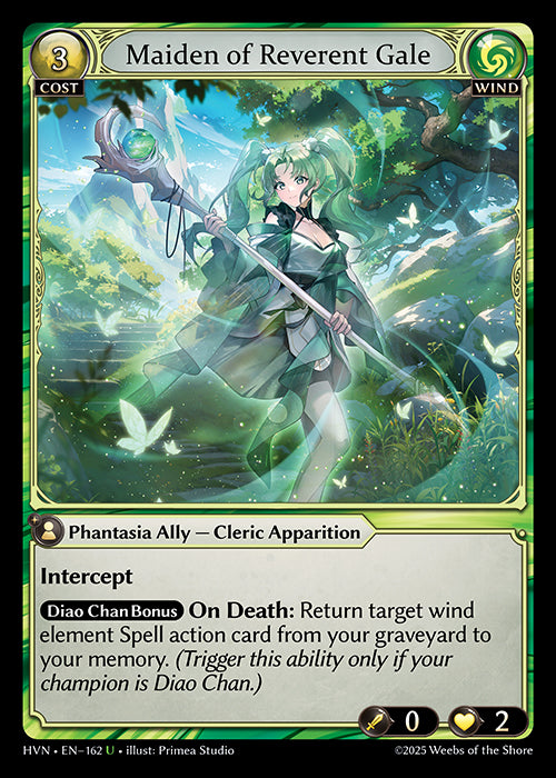 HVN-162 Maiden of Reverent Gale