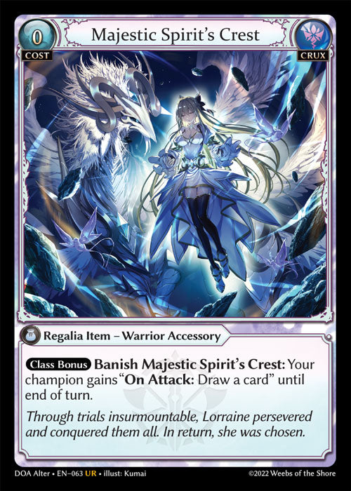 DOA-063 Majestic Spirit's Crest