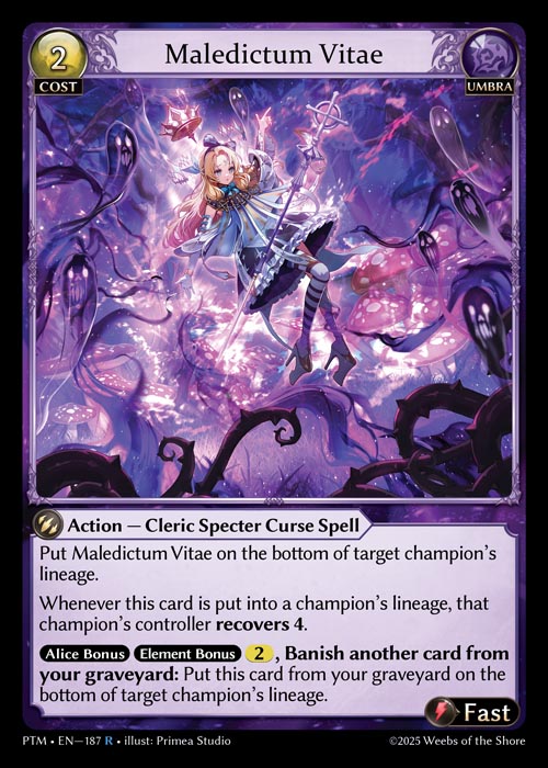 PTM-187 Maledictum Vitae (Foil)