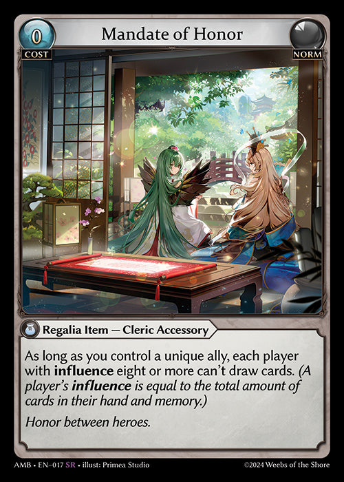 AMB-017 Mandate of Honor