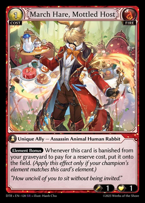 DTR-128 March Hare, Mottled Host (FOIL)