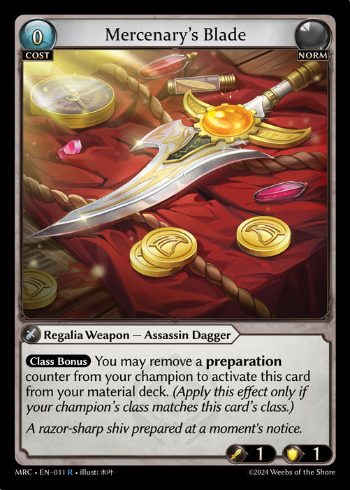 MRC-011 Mercenary's Blade