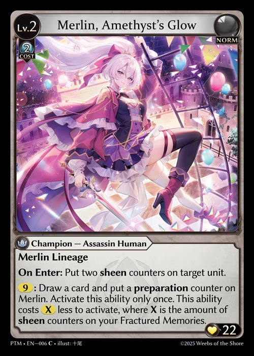 PTM-006 Merlin, Amethyst's Glow
