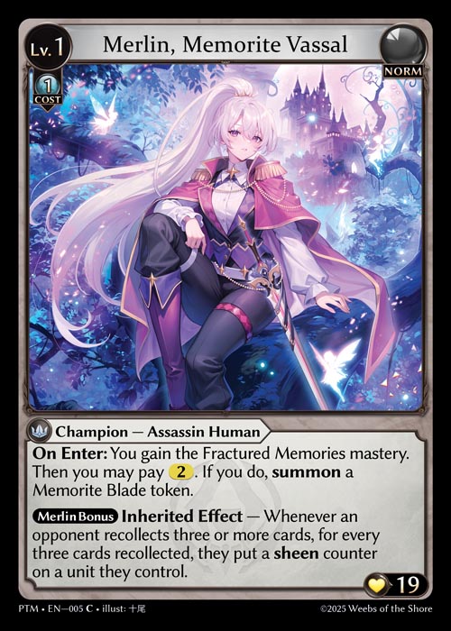 PTM-005 Merlin, Memorite Vassal (Foil)