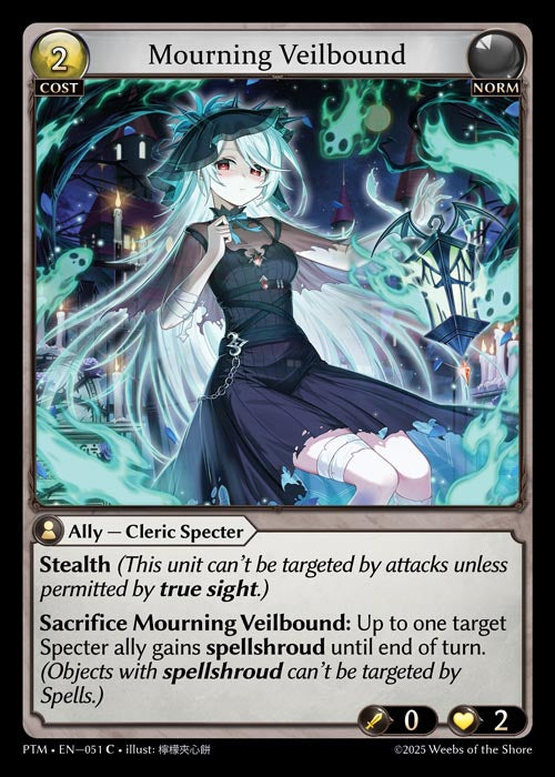 PTM-051 Mourning Veilbound (Foil)