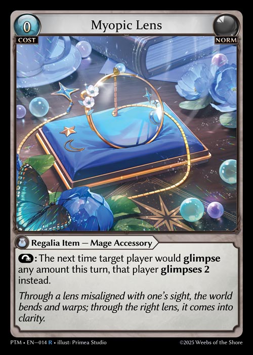 PTM-014 Myopic Lens