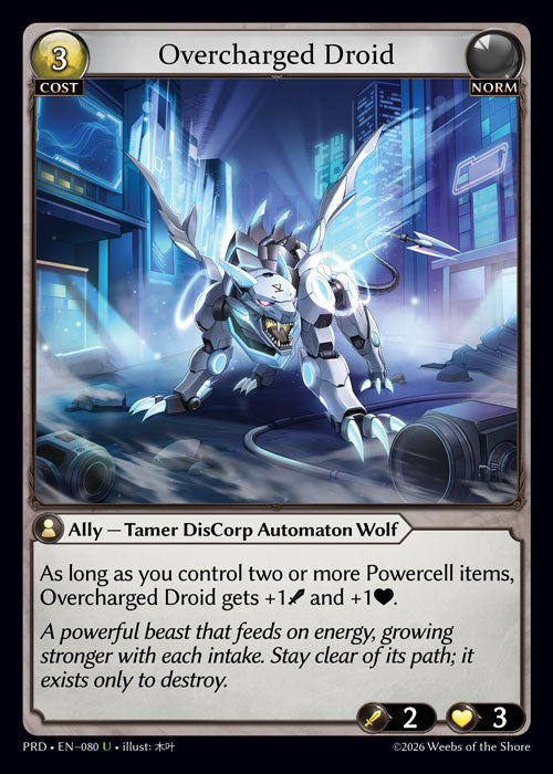 PRD-080 Overcharged Droid