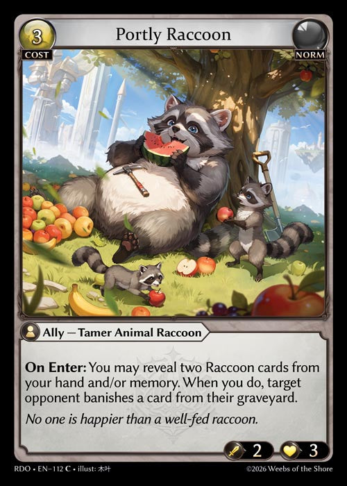 RDO-112 Portly Raccoon