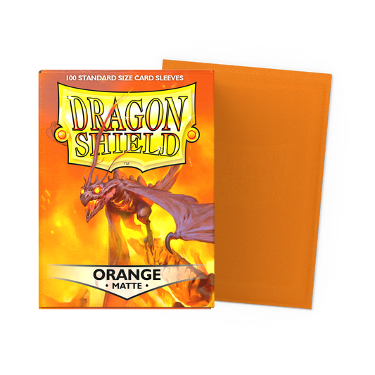 Dragonshield Orange Matte Sleeves