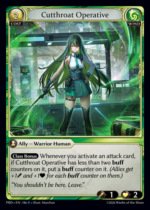 PRD-186 Cutthroat Operative