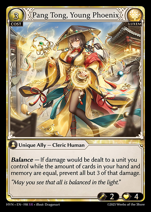HVN-198 Pang Tong, Young Phoenix