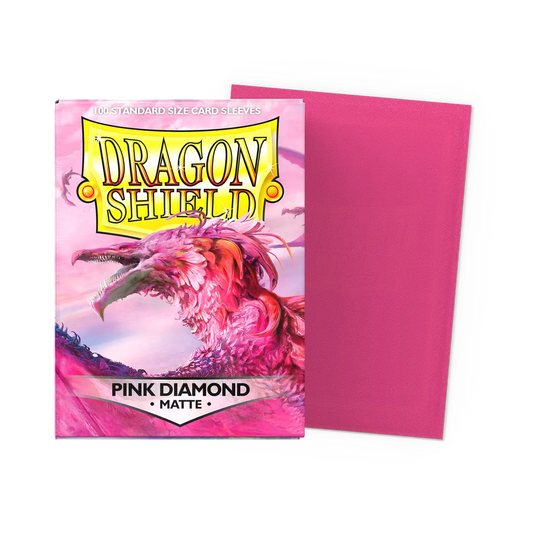 Dragonshield Pink Diamond Matte Sleeves