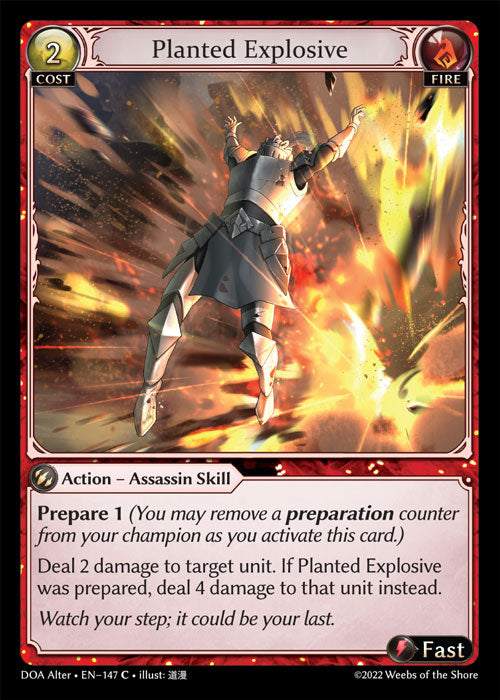 DOA-147 Planted Explosive