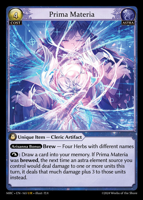 MRC-165 Prima Materia