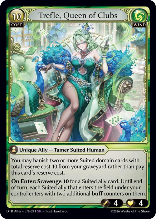DTR-271 Trefle, Queen of Clubs