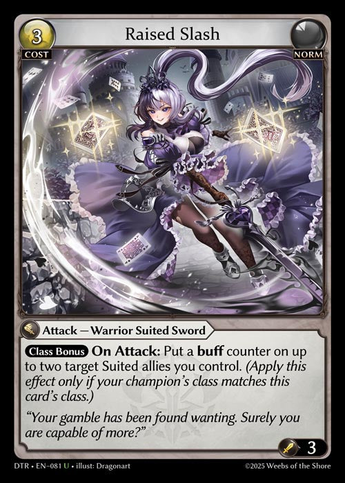 DTR-081 Raised Slash – Apex Player's Guild