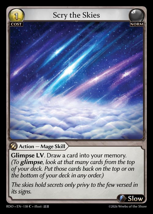 RDO-138 Scry the Skies