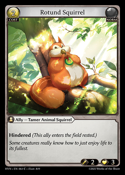HVN-061 Rotund Squirrel